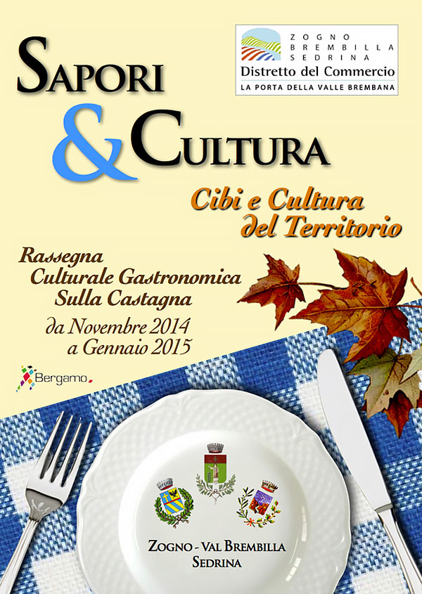 Sapori e Cultura 2014 - Presentazione il 7 Novembre con Luciano Ravasio